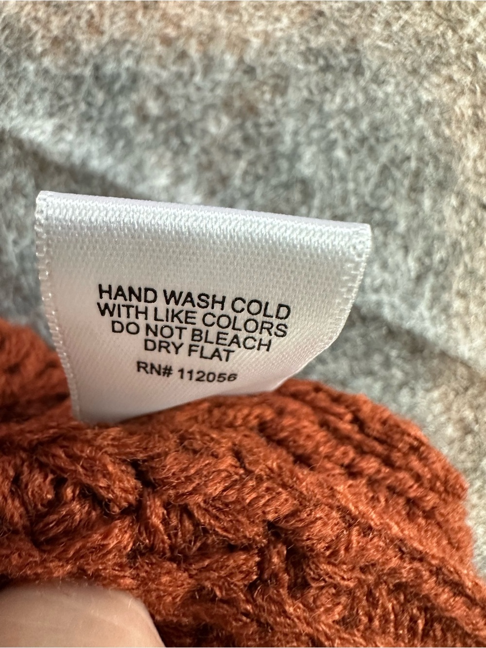 Zenana Outfitters Burnt Orange Button-Up Waffle Knit Cardigan - Picture 5 of 8